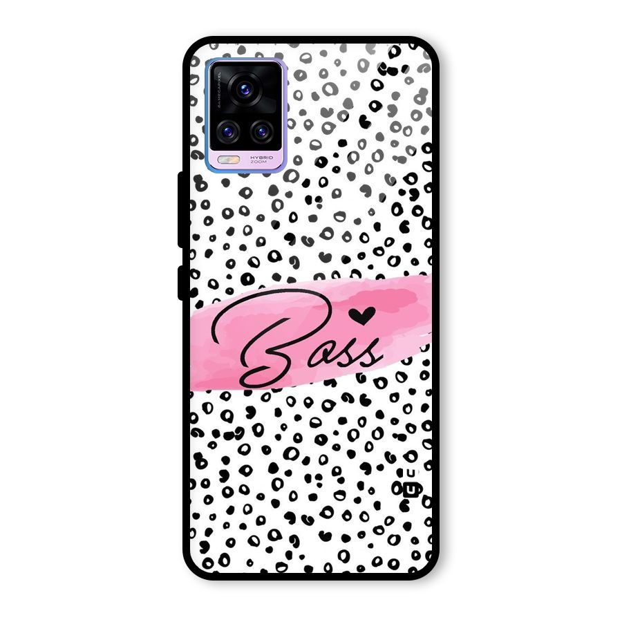 Polka Boss Glass Back Case for Vivo V20 Pro