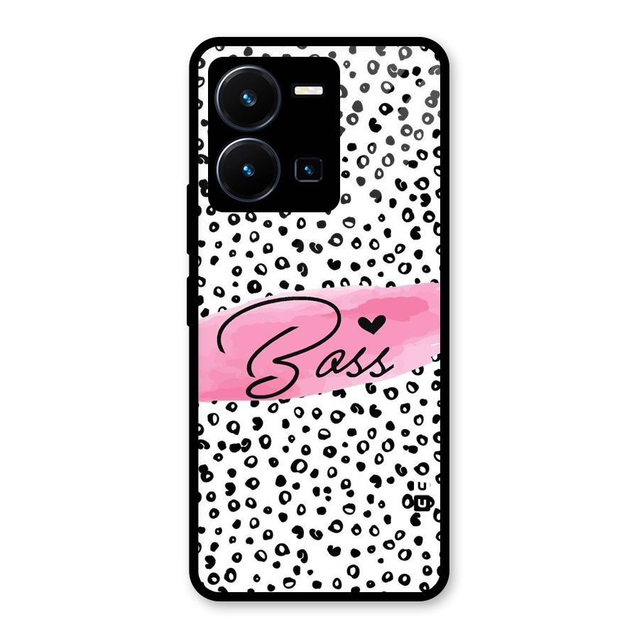 Polka Boss Glass Back Case for Vivo Y35