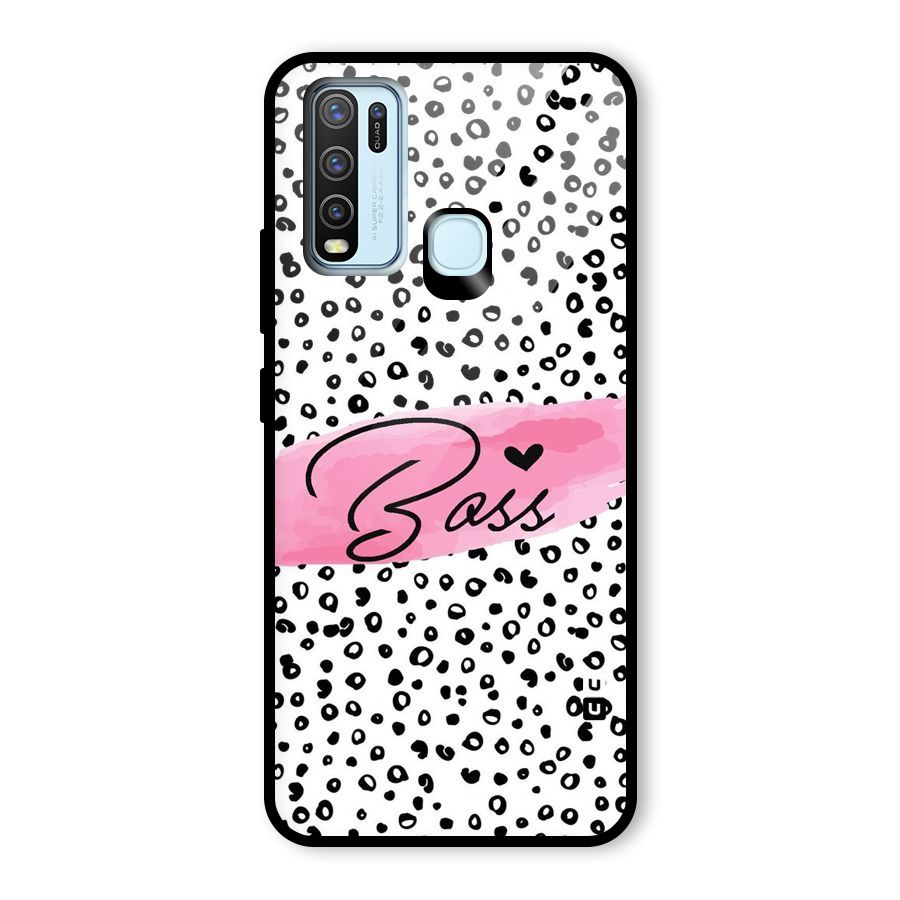 Polka Boss Glass Back Case for Vivo Y50