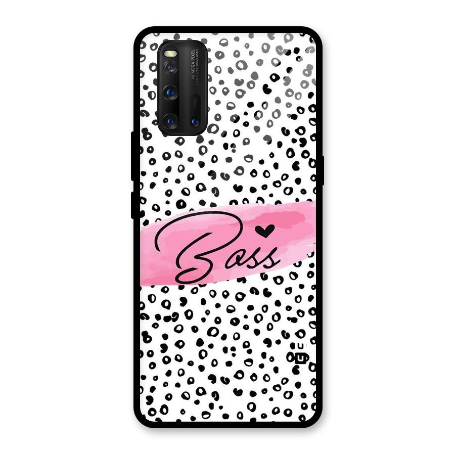 Polka Boss Glass Back Case for Vivo iQOO 3