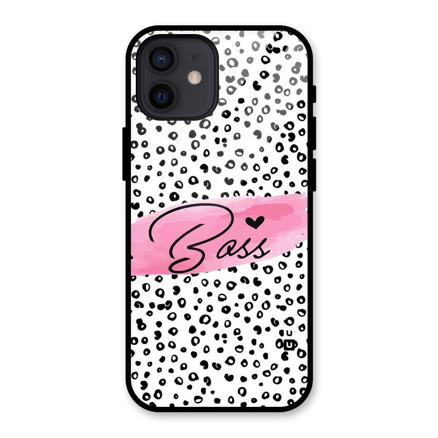 Polka Boss Glass Back Case for iPhone 12