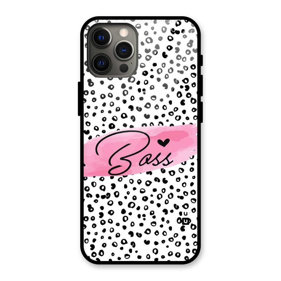 Polka Boss Glass Back Case for iPhone 12 Pro Max