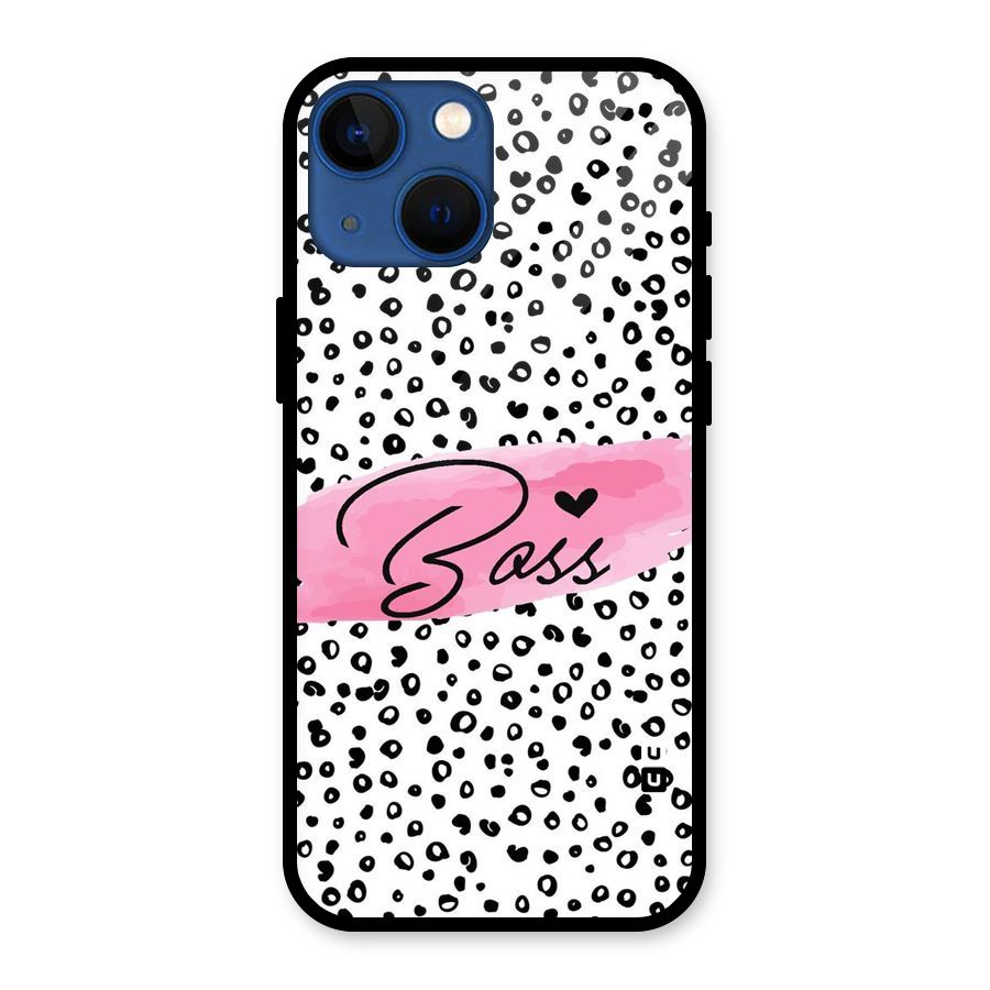 Polka Boss Glass Back Case for iPhone 13 Mini