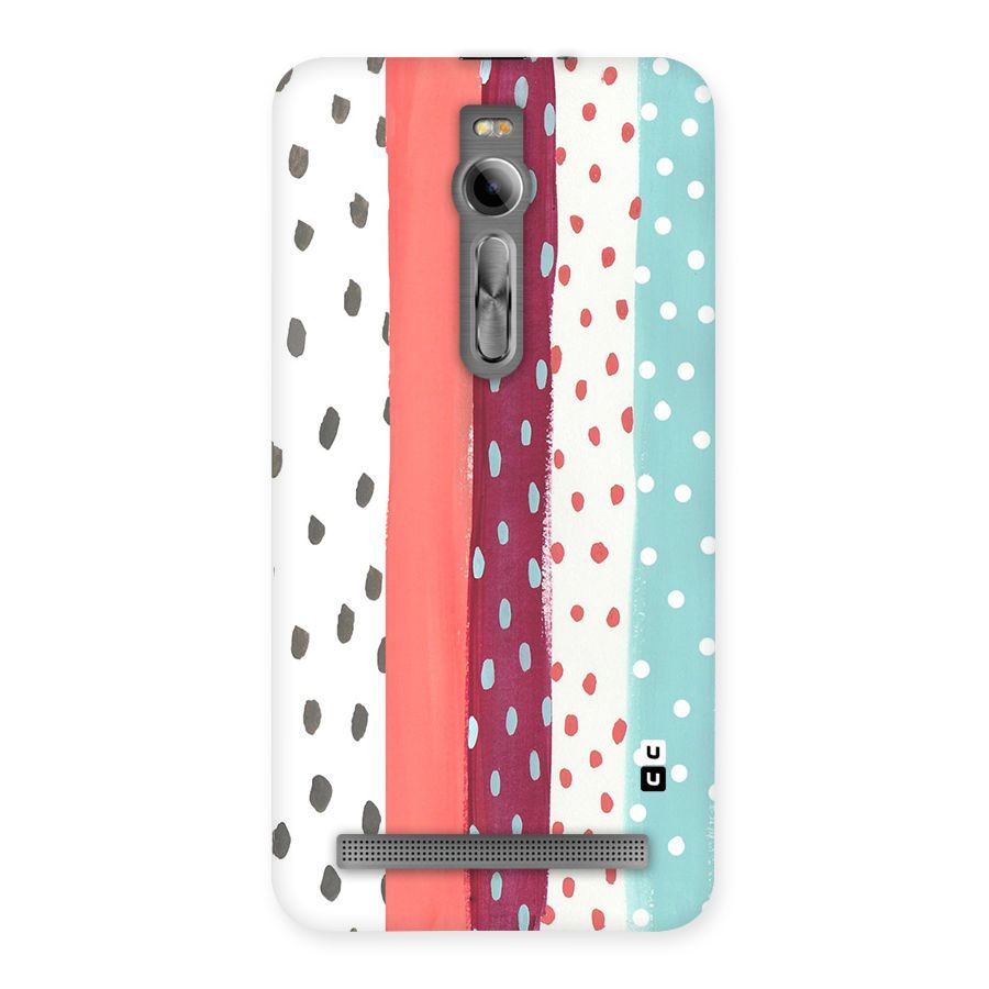 Polka Brush Art Back Case for Asus Zenfone 2
