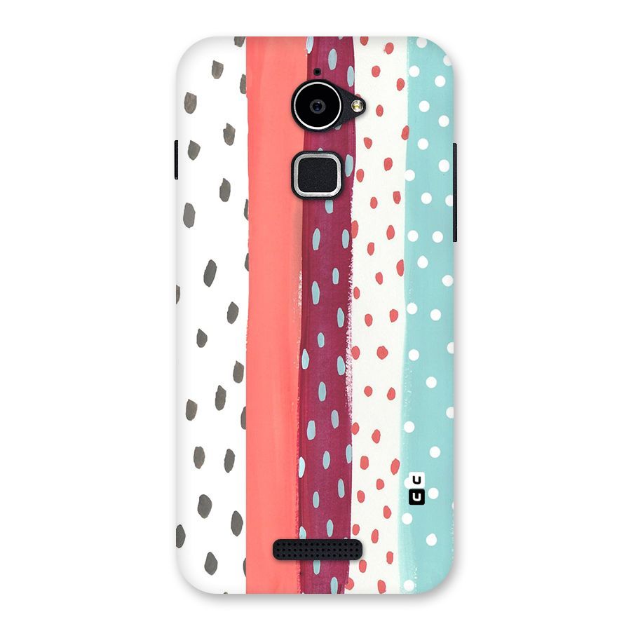 Polka Brush Art Back Case for Coolpad Note 3 Lite