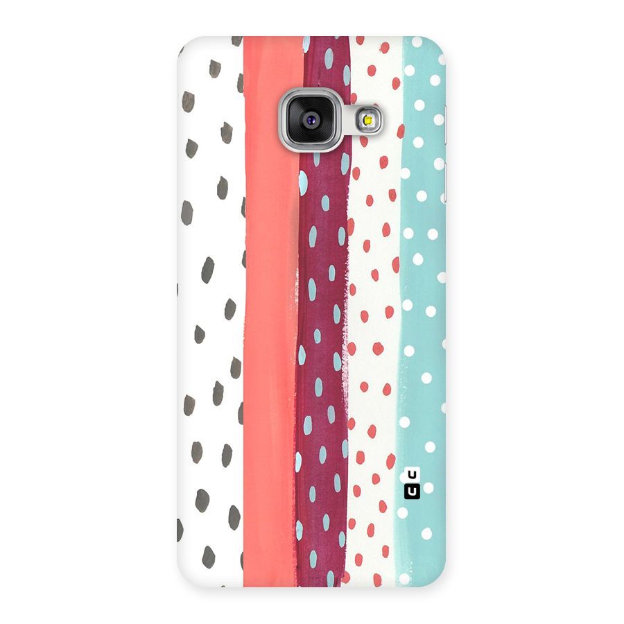 Polka Brush Art Back Case for Galaxy A3 2016