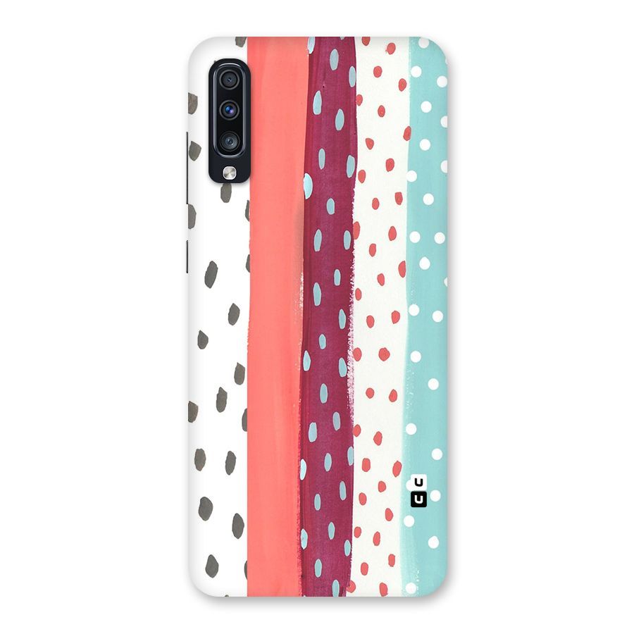 Polka Brush Art Back Case for Galaxy A70