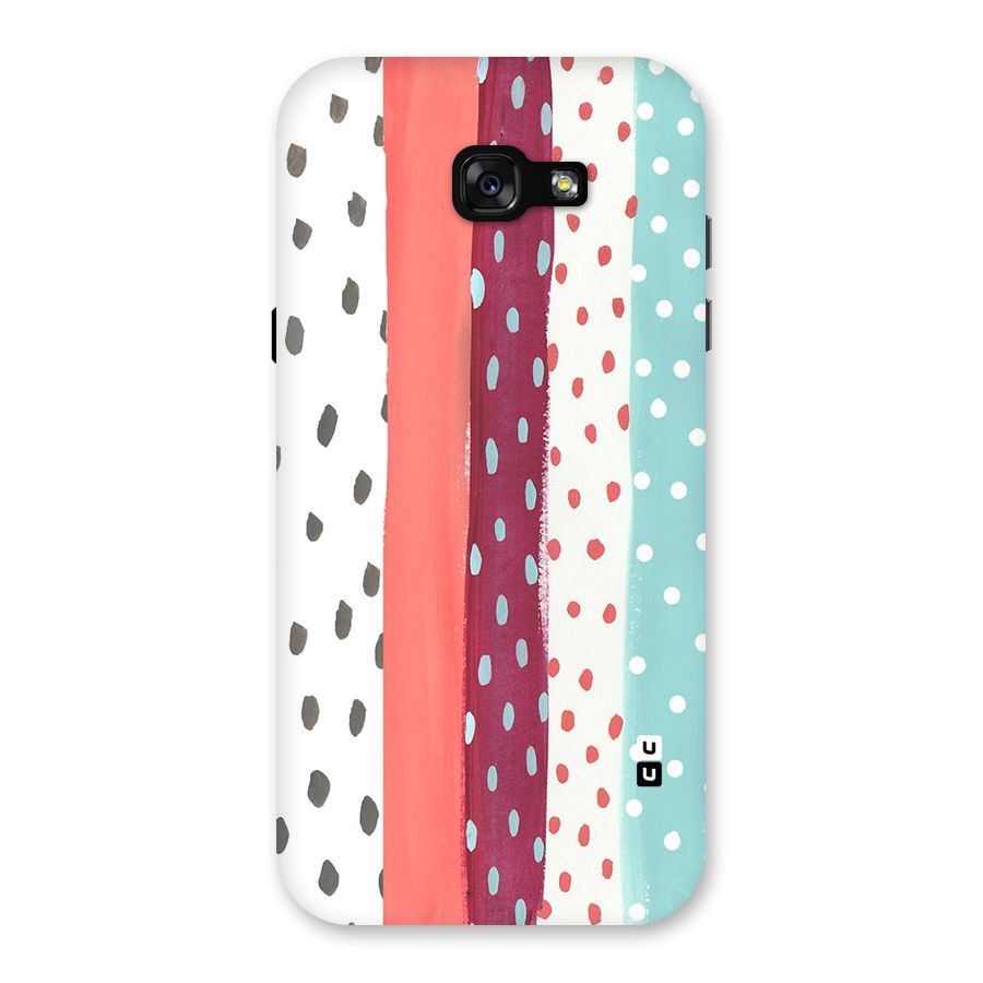 Polka Brush Art Back Case for Galaxy A7 (2017)