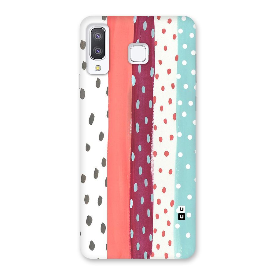 Polka Brush Art Back Case for Galaxy A8 Star
