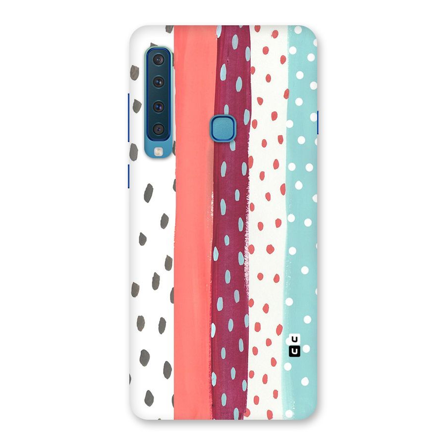 Polka Brush Art Back Case for Galaxy A9 (2018)