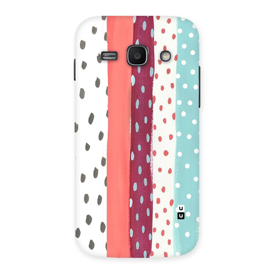 Polka Brush Art Back Case for Galaxy Ace 3