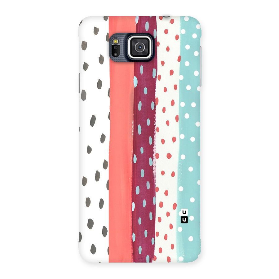Polka Brush Art Back Case for Galaxy Alpha