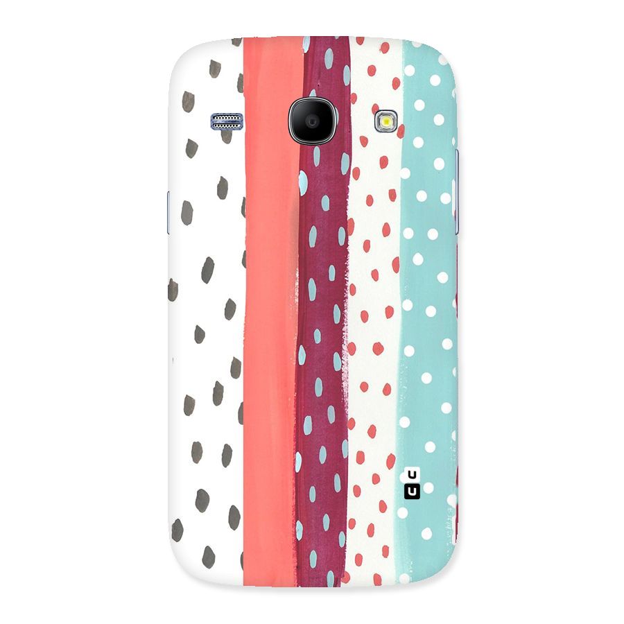 Polka Brush Art Back Case for Galaxy Core