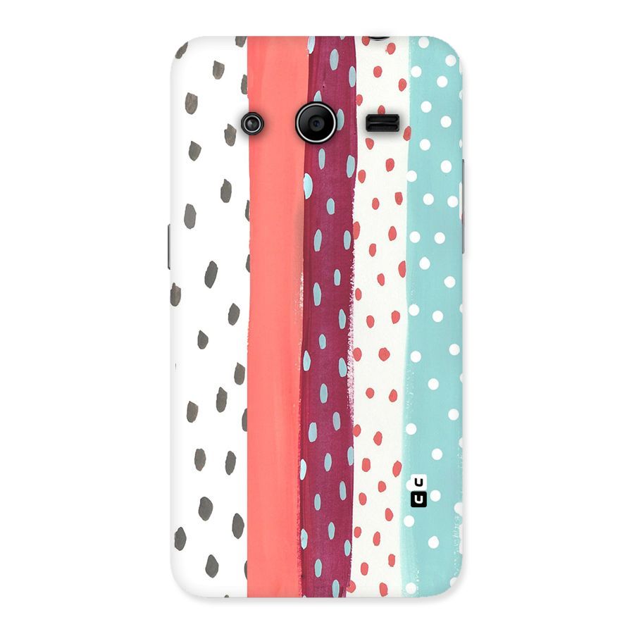 Polka Brush Art Back Case for Galaxy Core 2