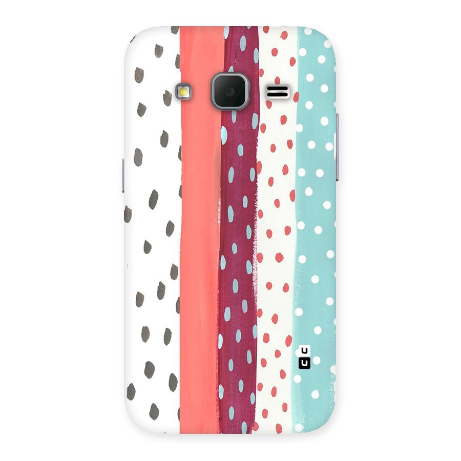 Polka Brush Art Back Case for Galaxy Core Prime