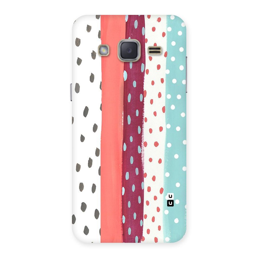 Polka Brush Art Back Case for Galaxy J2