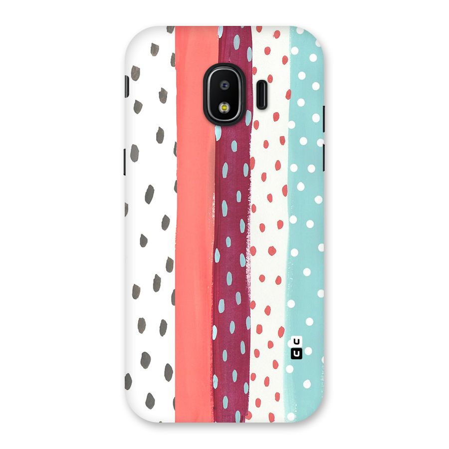 Polka Brush Art Back Case for Galaxy J2 Pro 2018