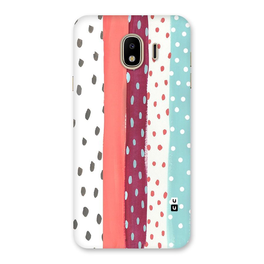 Polka Brush Art Back Case for Galaxy J4