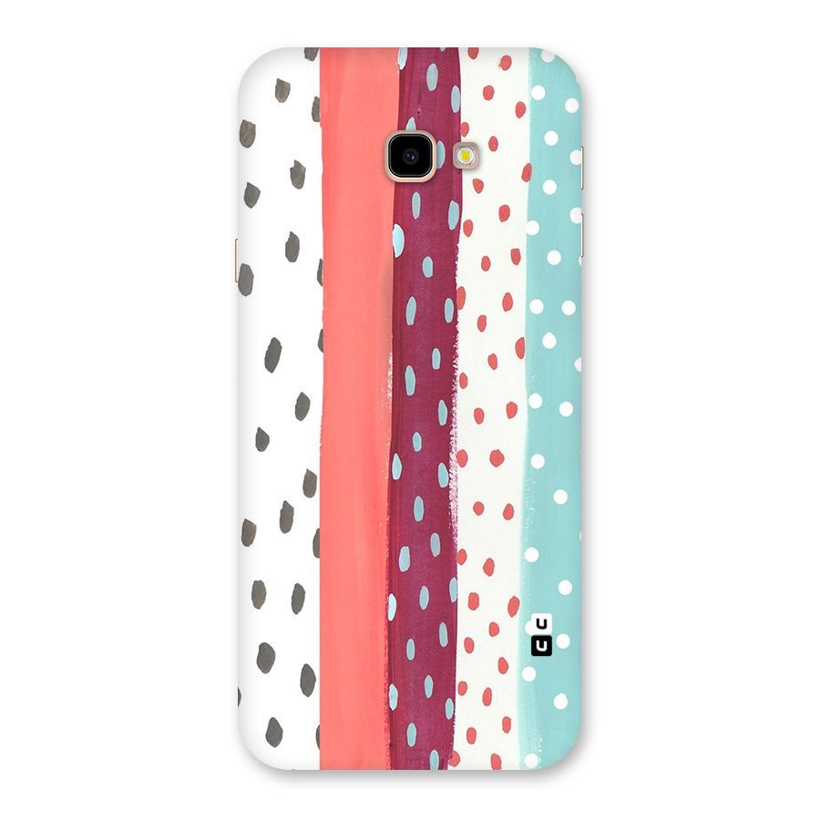Polka Brush Art Back Case for Galaxy J4 Plus
