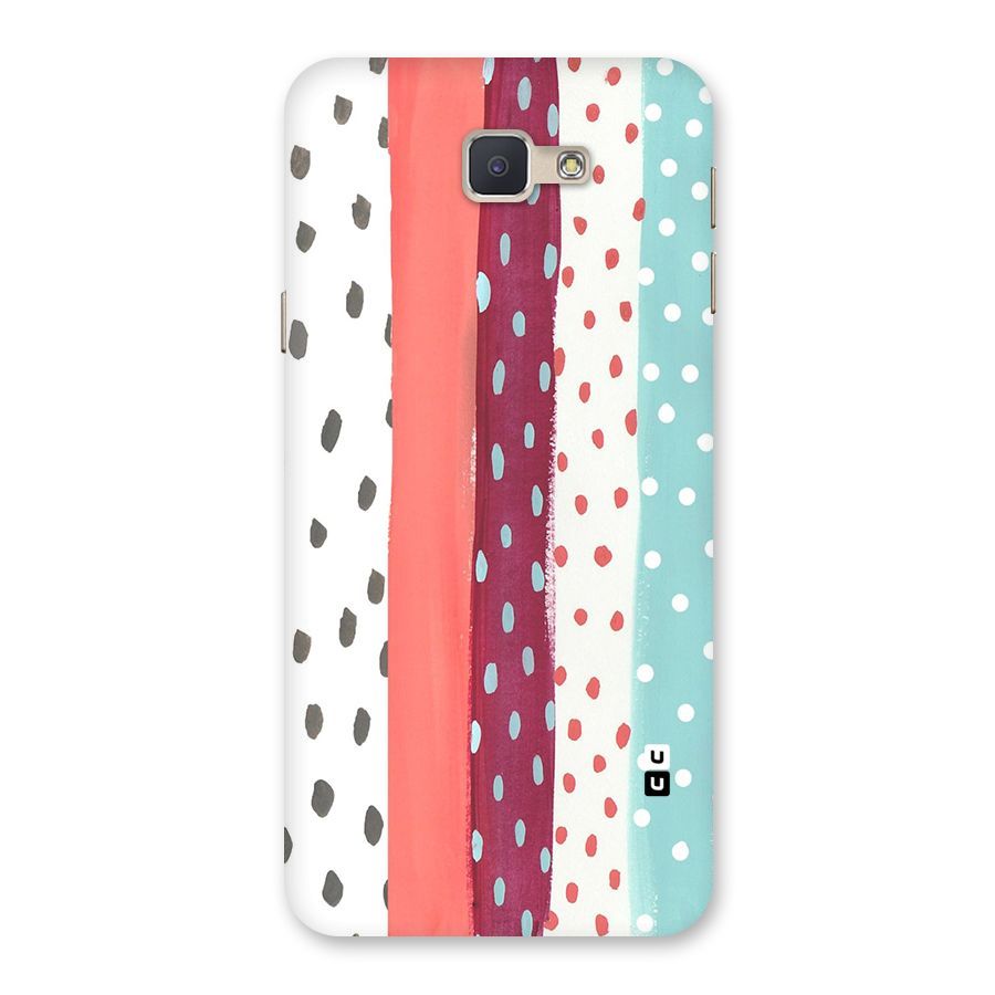 Polka Brush Art Back Case for Galaxy J5 Prime