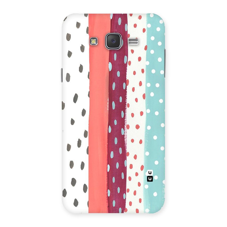 Polka Brush Art Back Case for Galaxy J7