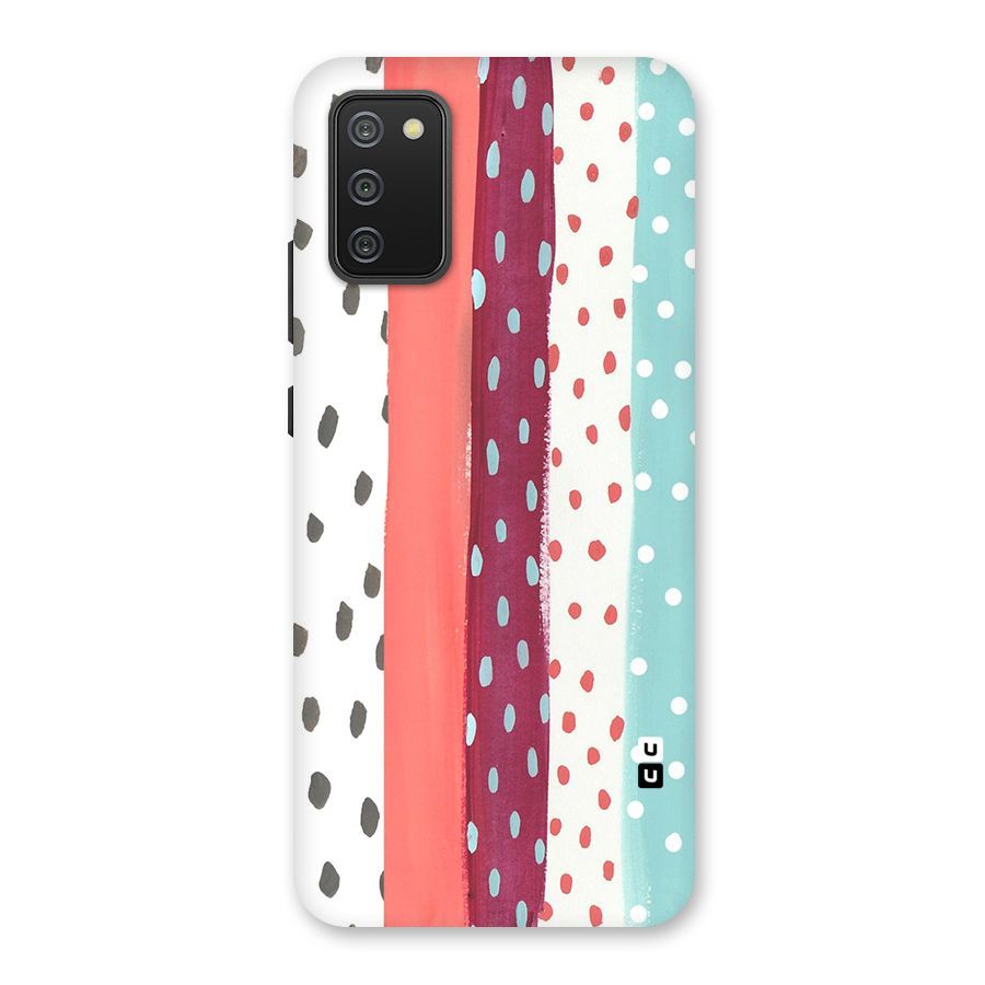 Polka Brush Art Back Case for Galaxy M02s