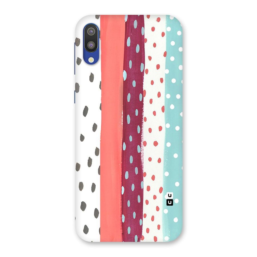 Polka Brush Art Back Case for Galaxy M10