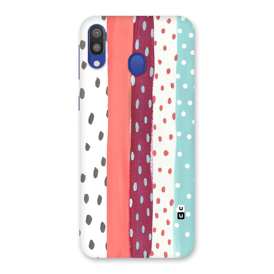 Polka Brush Art Back Case for Galaxy M20