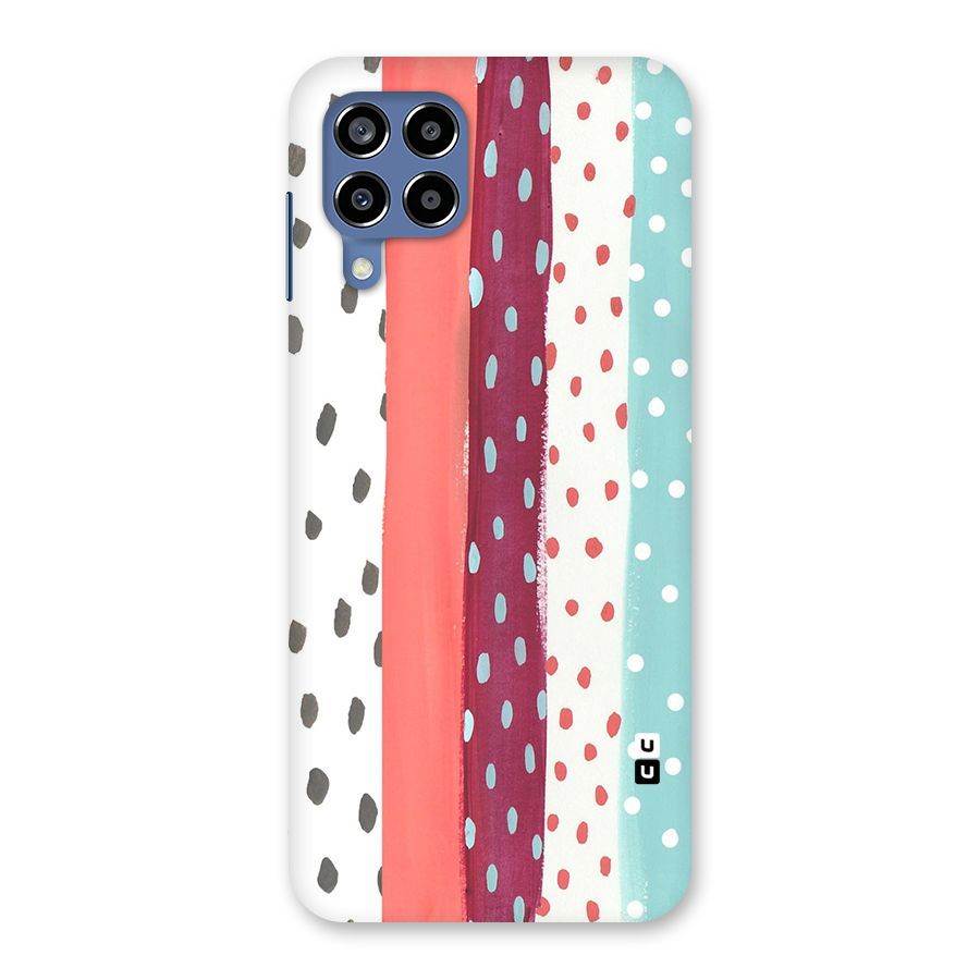 Polka Brush Art Back Case for Galaxy M53 5G