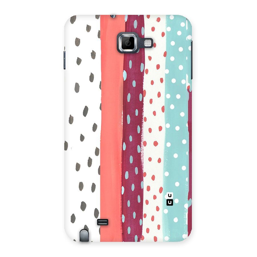 Polka Brush Art Back Case for Galaxy Note