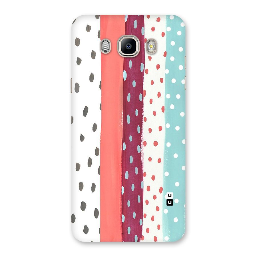 Polka Brush Art Back Case for Galaxy On8