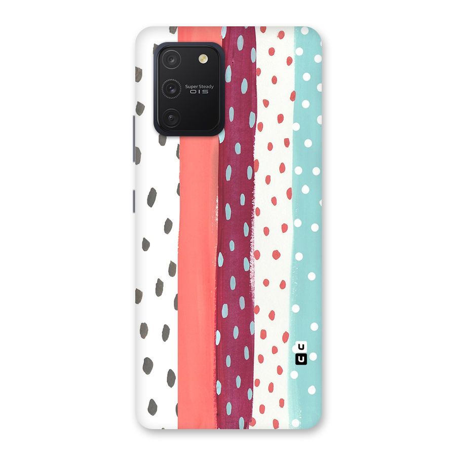 Polka Brush Art Back Case for Galaxy S10 Lite