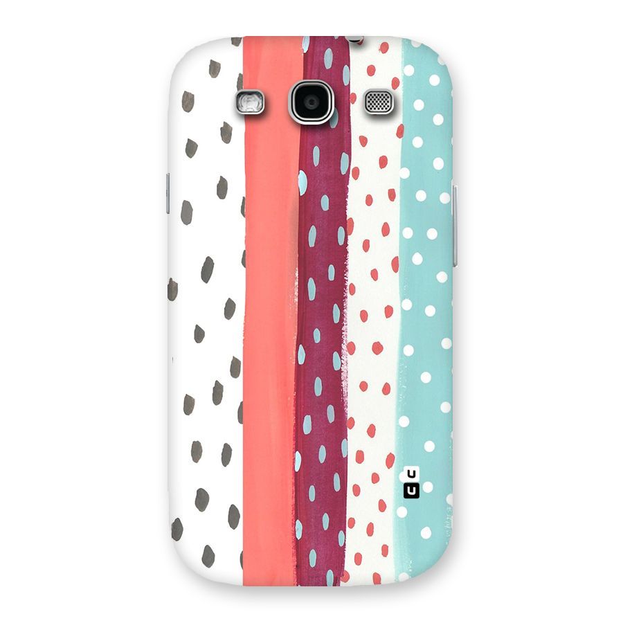 Polka Brush Art Back Case for Galaxy S3