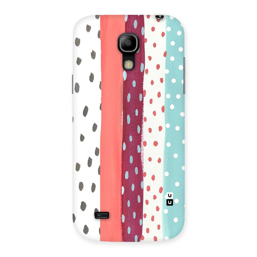 Polka Brush Art Back Case for Galaxy S4 Mini