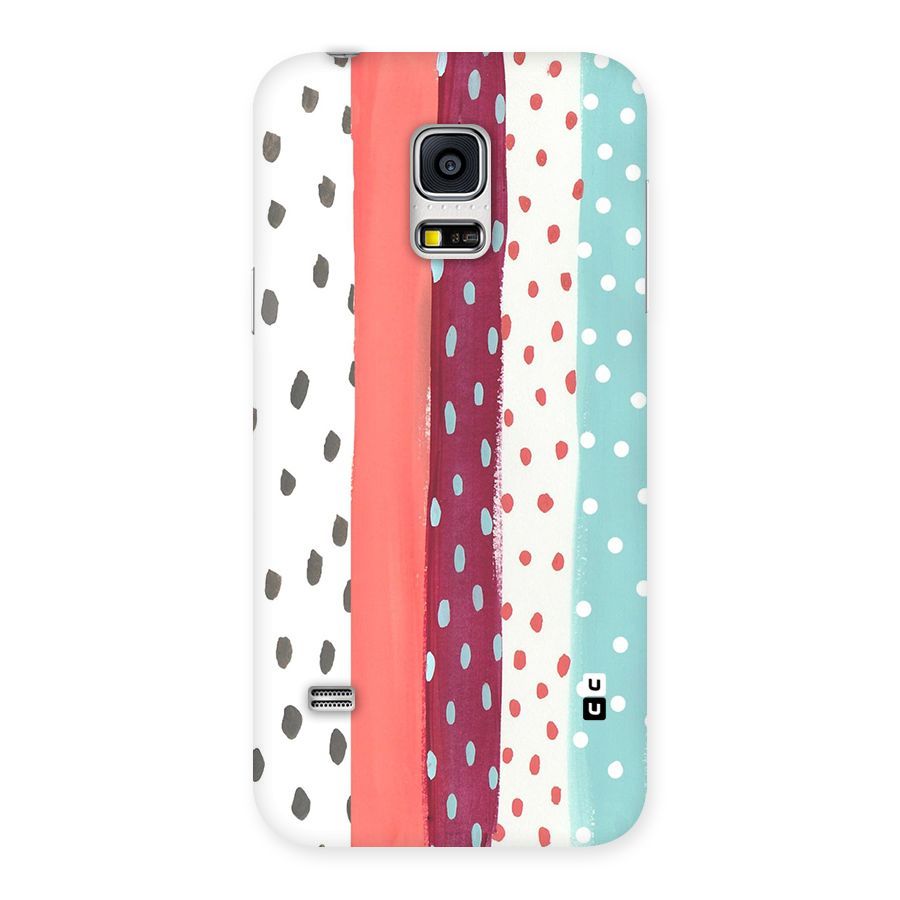 Polka Brush Art Back Case for Galaxy S5 Mini