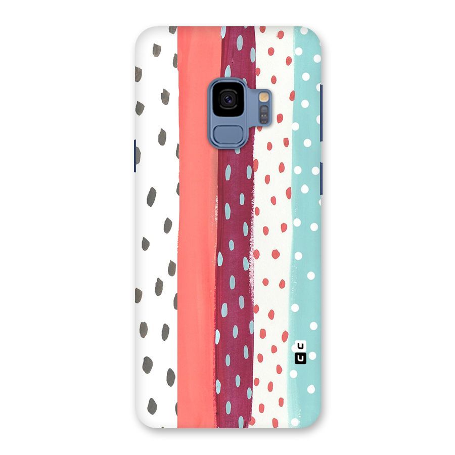 Polka Brush Art Back Case for Galaxy S9