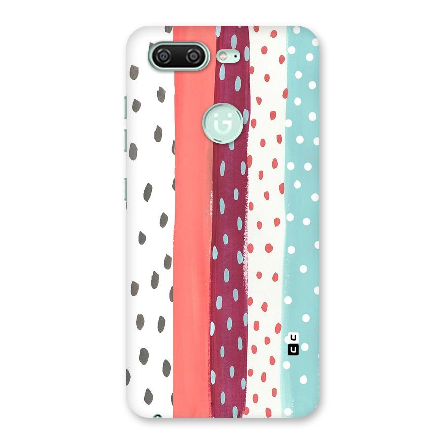 Polka Brush Art Back Case for Gionee S10