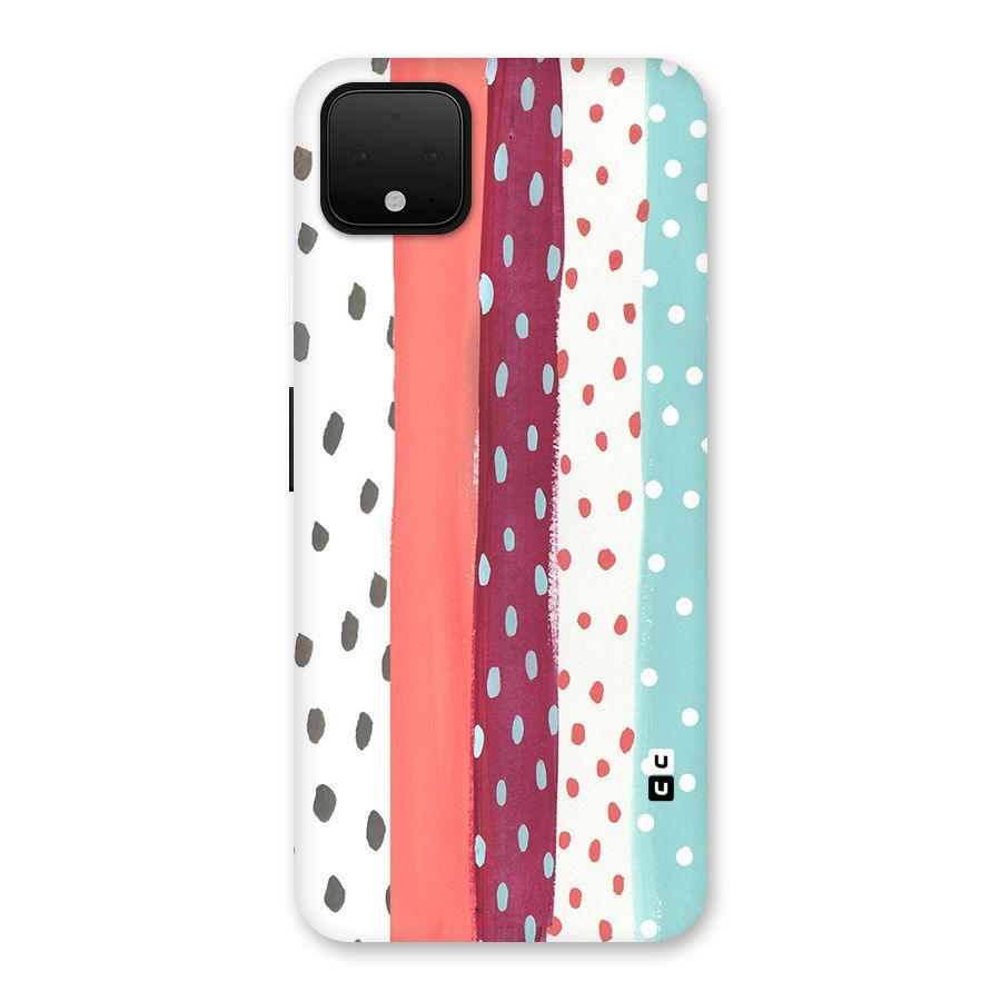 Polka Brush Art Back Case for Google Pixel 4 XL