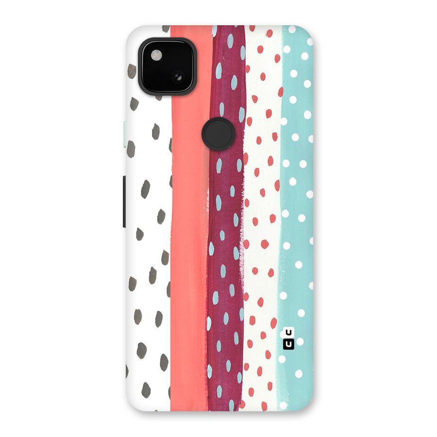 Polka Brush Art Back Case for Google Pixel 4a