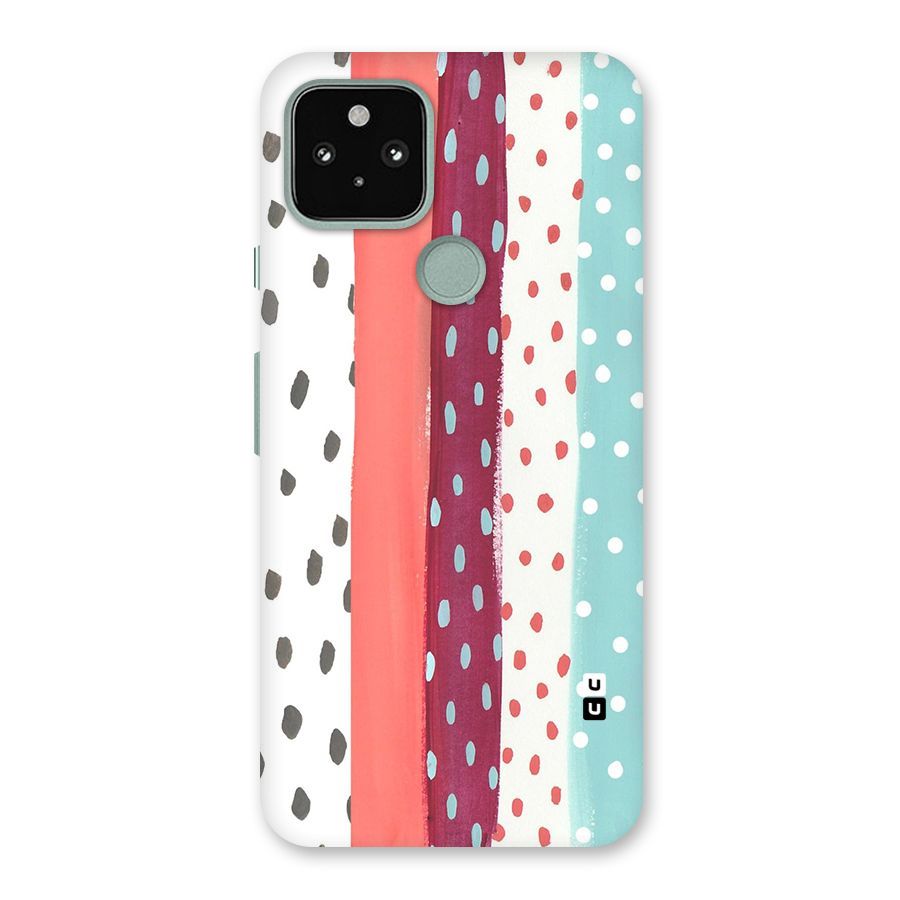 Polka Brush Art Back Case for Google Pixel 5