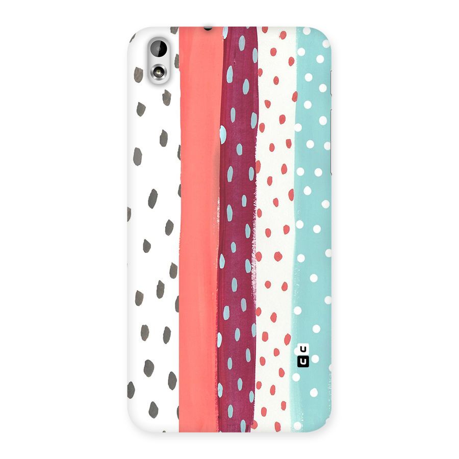 Polka Brush Art Back Case for HTC Desire 816g
