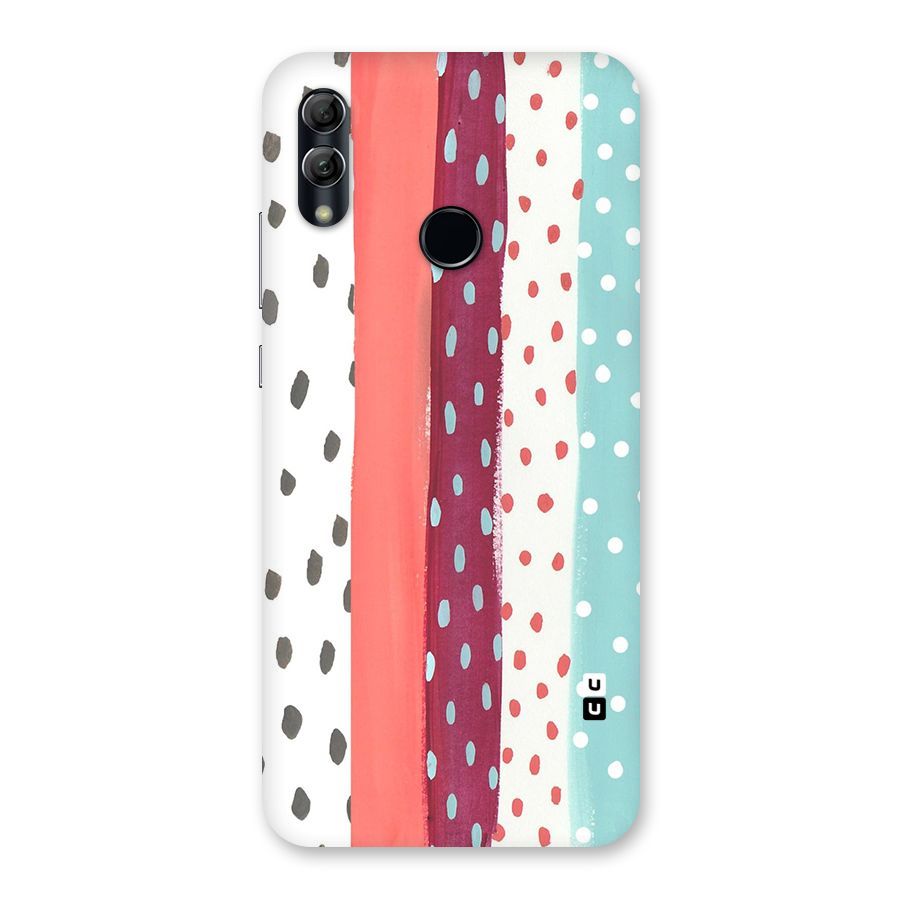 Polka Brush Art Back Case for Honor 10 Lite