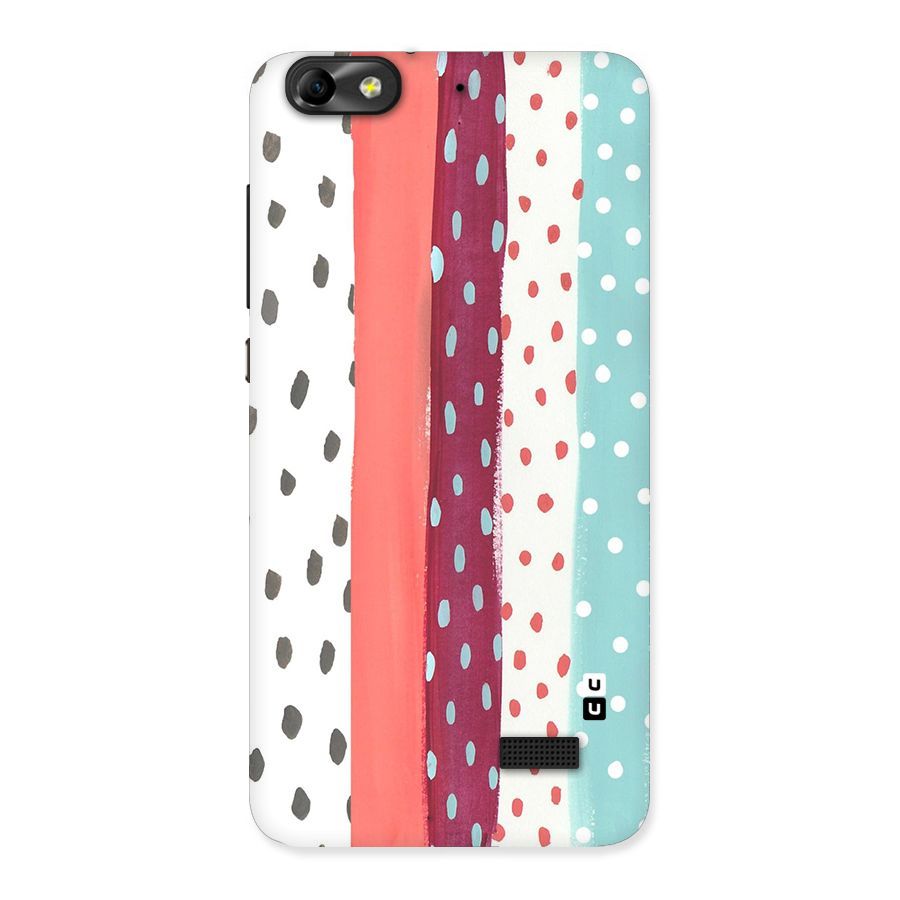 Polka Brush Art Back Case for Honor 4C
