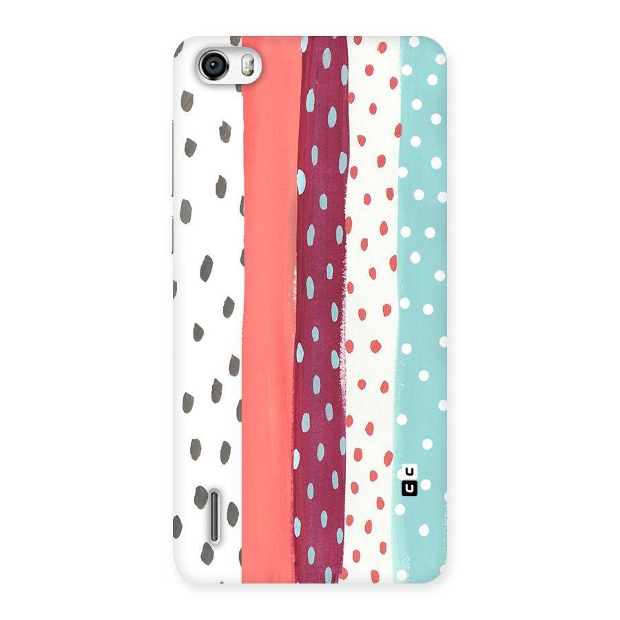 Polka Brush Art Back Case for Honor 6