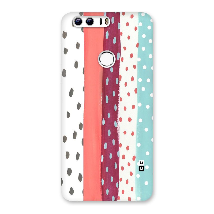 Polka Brush Art Back Case for Honor 8