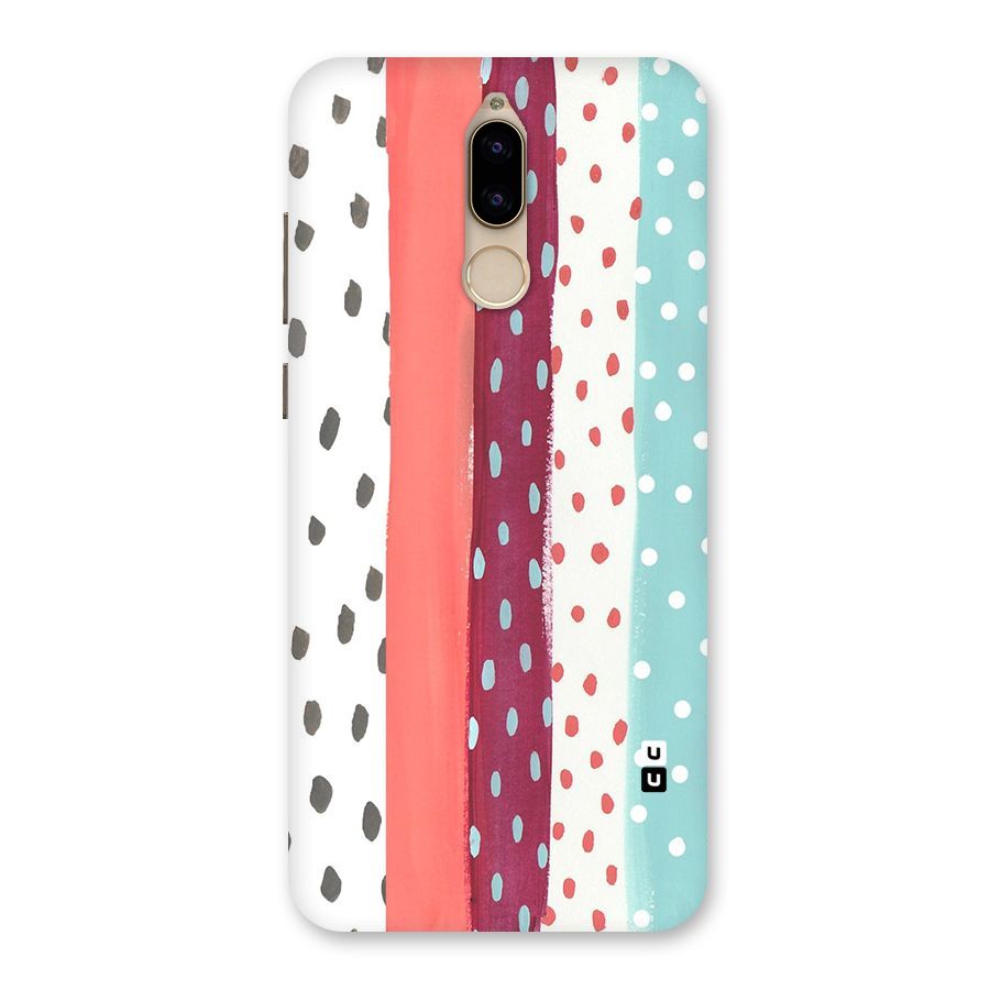 Polka Brush Art Back Case for Honor 9i