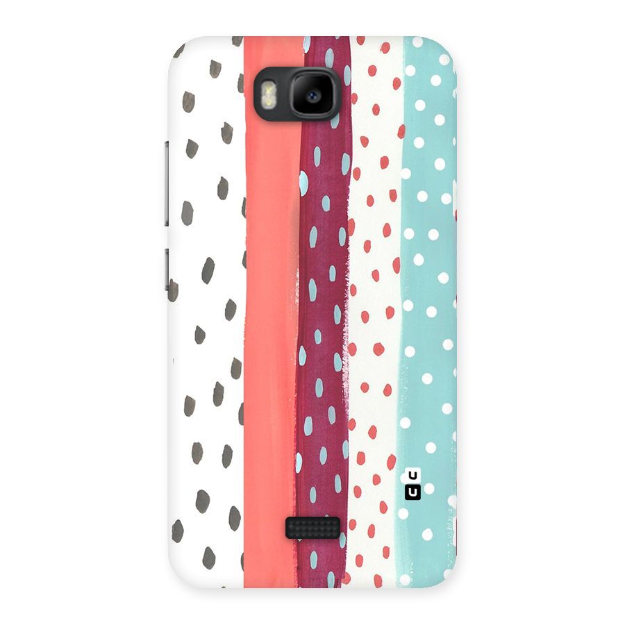 Polka Brush Art Back Case for Honor Bee