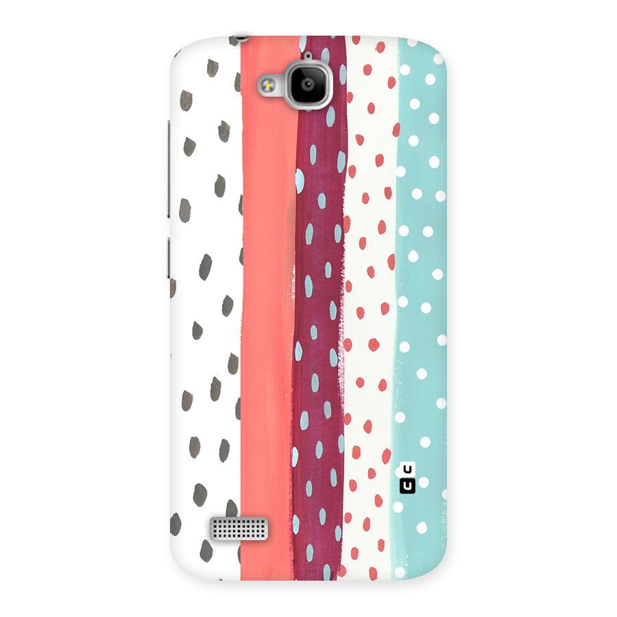 Polka Brush Art Back Case for Honor Holly