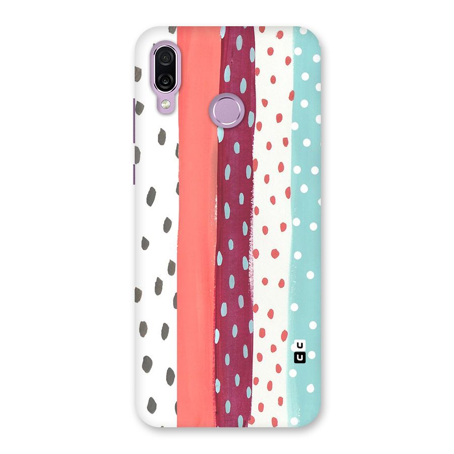 Polka Brush Art Back Case for Honor Play