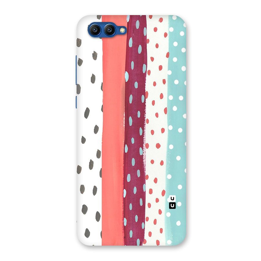 Polka Brush Art Back Case for Honor View 10